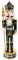 Gatuida Nussknacker Weihnachtsdekoration, Weihnachten Nussknacker Ornamente 15 Holz Nussknacker Soldat Figur Dekor Weihnachtsdekorationen Puppe Ornament für Schreibtisch Kamin Freiraum Dekor