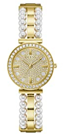 GUESS Femmes Analogique Quartz Montre avec Bracelet en Acier Inoxydable GW0531L2