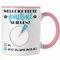 Trendation - Handball Tasse Geschenk für Handball Spieler Werde ich Heute Handball Spielen (Rosa)