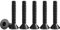 Drenky M3 X 25 mm Viti A Testa Svasata con Esagono Nero 50 Pezzi Viti M3 Acciaio Inox A2 V2A Antiruggine Vite a Testa Svasata Norma DIN 7991 / ISO 10642 Filettatura Completa Bullone Meccanico