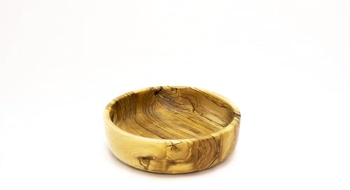 Kayrana Large Olive Wood Bowl, Wooden Large Bowl for Salad, Rustic Olive Tree Bowl, Handmade Wooden Bowl from Olive Wood, Kitchen Container