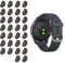 kwmobile 30x Staubschutz kompatibel mit Garmin Venu/Forerunner/Vivomove/Fenix - Staub Stecker Ladebuchse - Abdeckung in Schwarz