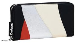 Desigual Women's Accessories PU Long Bi-Fold Wallet, Material FINISHES