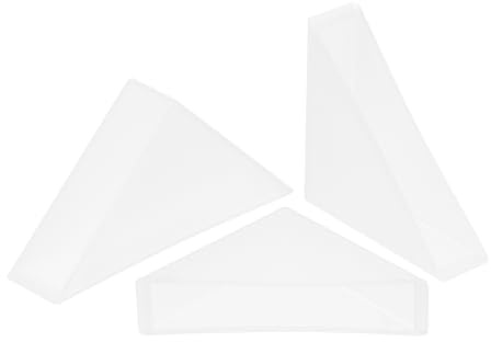 QUARKZMAN Eckenschutz Kantenschutz 10x50 Dreiecksform Glas-Tischregal-Eckschützer Kissen 20 Stück Kunststoffeckschützer für Eckschutz von Glas, Spiegel, Fliesen, Schwarz