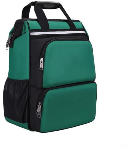 Mochila de almacenamiento de herramientas para electricista en tela Oxford que ofrece comodidad y soporte de carga robusto (pequeño)