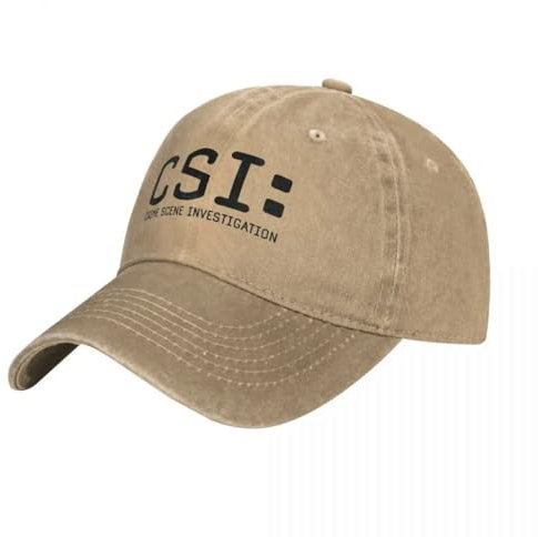 CSI Gewaschene Baseballkappe Tatort Untersuchung Y2k lustige Hip Hop Hüte Sommer Unisex-Teens Outdoor Sport Design Snapback Cap Geschenk