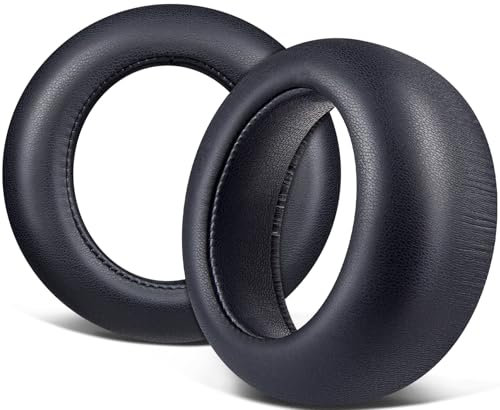 SOULWIT Cuscinetti Auricolari Ricambio per Sony per PlayStation PS5 Pulse Elite Wireless Cuffie, Cuscinetti Auricolari con Morbida Pelle Proteica, Schiuma Antirumore - Pulse Elite PL Nero
