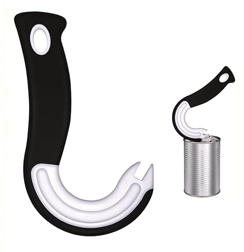 1PC Ring Pull Can Opener Aid Strong and Durable Safe and Non Toxic Can Openers for Arthritic Hands Easy to Use Comfortable and Non Slip Ring Pull Opener for Weak Hands Tin Openers That Work