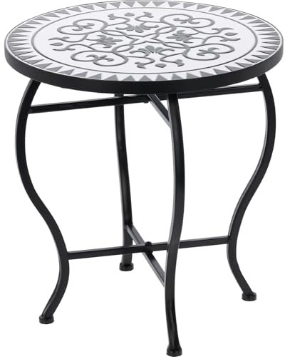 Well Home Bistrotisch, Mosaik-Design, Ø38 x 40 cm