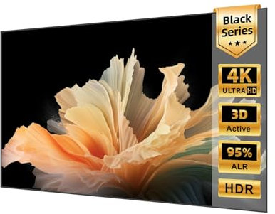 NothingProjector Beamer Leinwand, 84 Zoll ALR CLR, 4K Ultra HD Laser TV Bildschirm, Wandmontage, Umgebungslicht abweisend, Wandbefestigung Projector Screen für Ultrakurzdistanzprojektor Heimkino