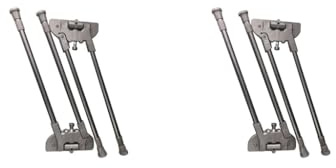 HKWFKAWA Skateboard-Hocker-Beine, faltbar, Campingtisch, leicht, 4 Beine, 2 Stück