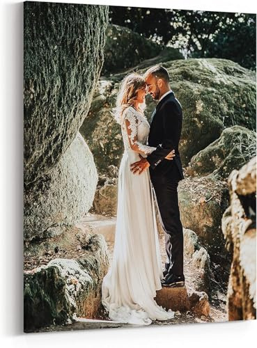 P&L ART. Personalized Custom Canvas Prints: Photo On Canvas Transform Your Photos into Stunning Framed Wall Art Digitally Printed Photo To Canvas Ideal for Home Decor Gifts Keepsakes Framed 8x10