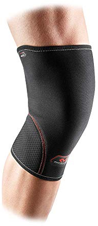 Mcdavid Knie-Bandage 404, Protezioni del Calcio Unisex Adulto, Nero (Black), S