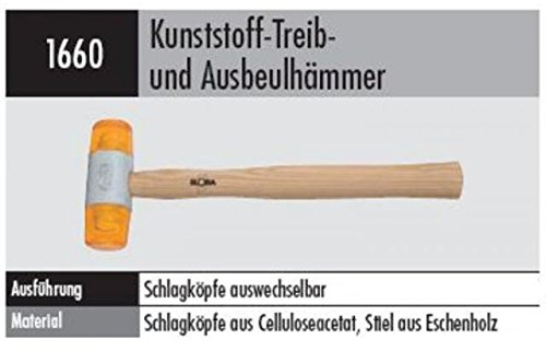Elora 1660000350000 Kunststoff-/Treibhammer 35mm