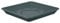 Nora Soucoupe carrée en plastique pour pot de fleurs 25 x 25 cm charbon