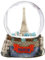 Schneekugel Paris Eiffelturm (8,9 cm hoch), 65 mm Glaskugeln
