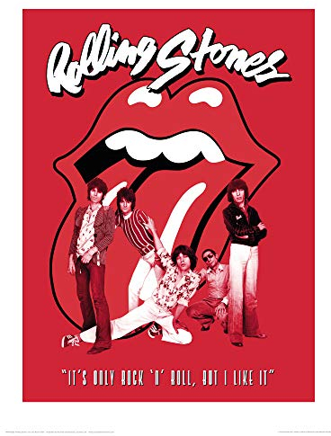 1art1 Rolling Stones Poster It's Only Rock N Roll Kunstdruck Bild 40x30 cm