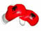Sportfanshop24 Mini Boxhandschuhe ALBANIEN, 1 Paar (2 Stück) Miniboxhandschuhe z. B. für Auto-Innenspiegel