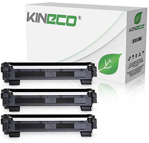 Kineco 3X Toner ersetzt TN1050 Multipack für Brother HL-1110 HL-1210W HL-1212W