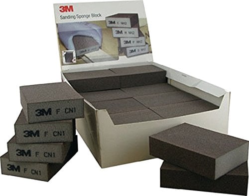 3M Spugna abrasiva HI-FL, lunghezza 100 x larghezza 68 x altezza 26 mm, media morbida, 24 pezzi