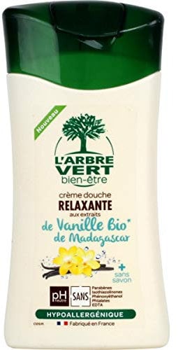 L'Arbre Vert Bien-être Crème Douche aux extraits de vanille de Madagascar