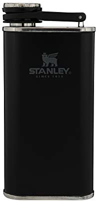 Stanley Gourde classique de 236,5 ml avec bouchon « Never Lose », gourde à large ouverture en acier inoxydable pour un remplissage et un versement faciles, gourde isotherme sans BPA et anti-fuite,