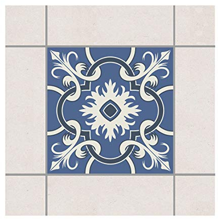 Fliesenaufkleber Traditionelle spanische Keramikfliese Set 10teilig 15x15cm