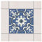 Fliesenaufkleber Traditionelle spanische Keramikfliese Set 10teilig 15x15cm