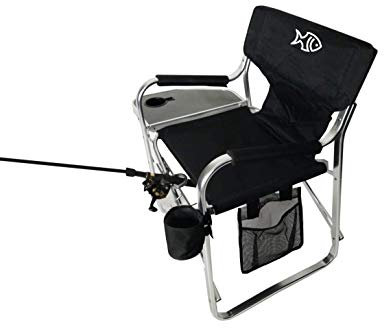 Tuscany Pro Oasis Premium Director Angelstuhl mit Rutenhalter – Klappstuhl aus Aluminium