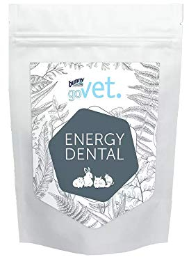 Bunny Nature goVet Energy Dental | 1,2 kg | Alleinfuttermittel für Kleintiere | Ohne Zucker, Zusatzstoffe, Geschmacksverstärker oder Farbstoffe | Aufbau von Körpergewicht