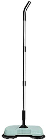 BROOM NLIAN- Hand Push Sweeper, 3 in 1 360 Rotational Hand Push Household Workshop Floor Dust Sweeper Without Electricity with Dustpan No Need to Bend Over