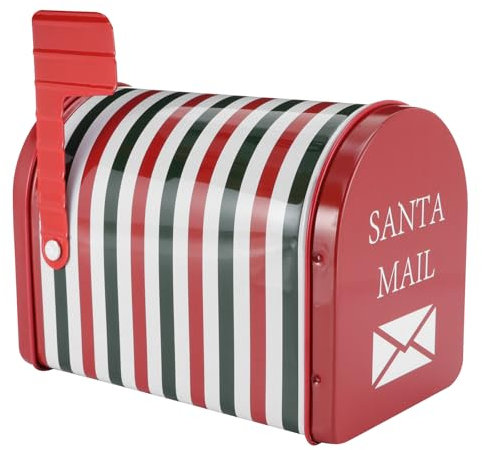 - Scatole di Natale piccole e vuote, forma di cassetta delle poste, ideali per Natale o per la della calza