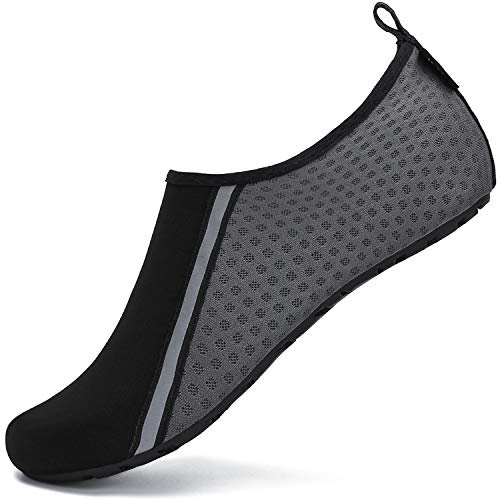 SAGUARO Unisex Badeschuhe Schnell Trocknend Schwimmschuhe Herren Damen Wassersportschuhe, Gr. 36-47