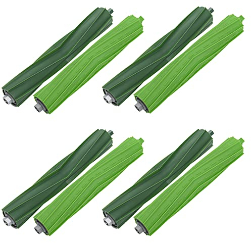 Loveco 4 Brosse en Caoutchouc pour iRobot Roomba I séries i3 i3+ i4 i4+ i6 i6+ i7 i7+ i8 i8+ E séries e5 e6