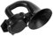Fanfare Horn, Schwarz Fanfare 120dB Lufttrompete 12V / 24V Schneckenhorn 120dB Schneckenhorn Universal Schneckenhorn für LKW Auto