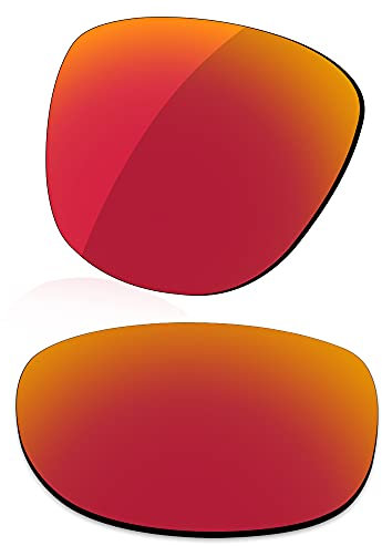 LenzReborn Polarized Lens Replacement for Oakley Trillbe X OO9340 Sunglass - Fire Red - Polarized Mirrored