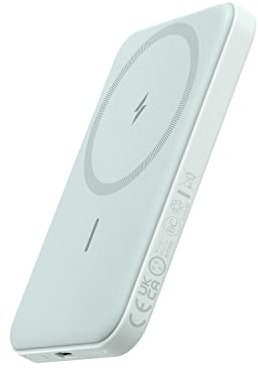 Anker Power Bank, 621 Magnetic Battery (MagGo), 5000mAh Magnetic Wireless Portable Charger with USB-C Cable, Only Compatible with iPhone 16/16 Plus/16 Pro/16 Pro Max, iPhone 15/14/13/12 Series