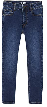 Vertbaudet Jungen Slim-Fit-Jeans Basic, Bundweite verstellbar
