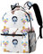 Eslifey Cartoon Space Rockets Alien Leichter Schulrucksack Klassischer Reiserucksack für Damen Teenager, Farbe 7