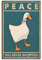 KYNA Vintage-Poster Peace Was Never A Option, dekoratives Gemälde, Leinwand, Wandposter und Kunstbild, modernes Familien-Schlafzimmer, Dekoration, Poster, 40 x 60 cm