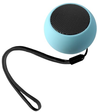 AntDau71 - Mini-Lautsprecher Bluetooth 3 Watt, sehr klein 5 x 3 cm, Gewicht 70 g, mit Handschlaufe CW839