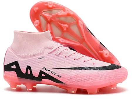 AMLCWZ Herren Fußballschuhe Stiefel Jugendliche im Freien Spikes High Top Fußballschuhe Kicking Training Turnschuhe Professionelle Spiel Fußballschuhe Obere Nahtlose EIN Stück Fußballschuhe