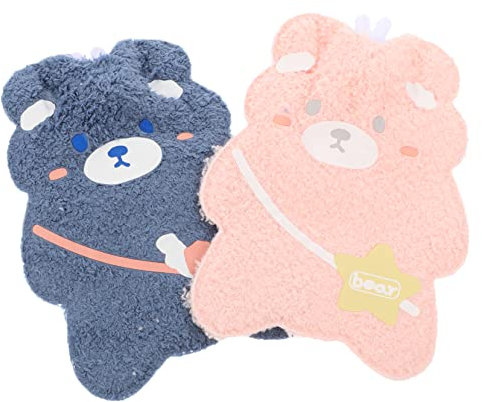 COLLBATH 2stücke Handwärmer Wärmflasche Wasserinjektionsbeutel Tragbare Wärmflasche Kälteschutz Handwärmer Für Mädchen Für Winter