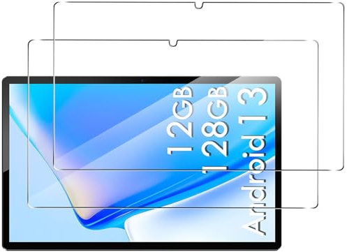 NUCNOK 2 Pack Protector de Pantalla para Brillar Tablet 10 Pulgadas,HD Transparente Cristal Templado,9H Dureza,Anti-Arañazos
