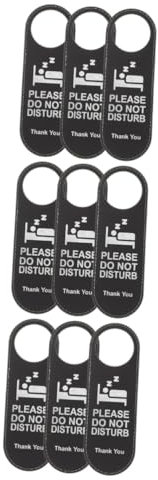 BUGUUYO 9pièces Panneaux De Porte Ne Déranger Et Merci Chambre Cuir Pour Et Maison