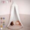 lilimaus Baldachin Kinderzimmer [in 12 Farben] - Betthimmel aus 100% Baumwolle Musselin Handmade für Mädchen & Jungen - Babybett Himmel als Babyzimmer Deko - Vorhang für Kinderbett, Kuschelecke
