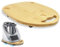 JNUYISW Planche Coulissante pour Thermomix TM6 TM5, Stable et Facile à Déplacer Planche Coulissante en Bois Quatre Roues Poignées Pratiques Accessoire pour Robot de Cuisine Thermomix Vorwerk TM5 TM6