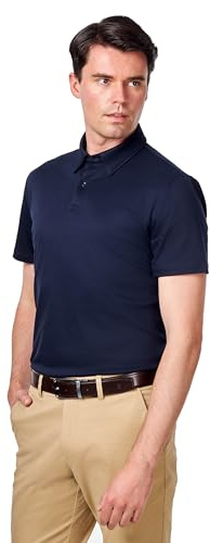 Xposed Mens Mercerised 100% Cotton Polo T Shirt Short Sleeve Collar Smart Golf Top Regular Fit