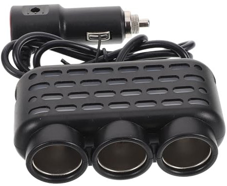 HORIALENCE Chargeur De Voiture Accessoires pour Voiture Adaptateur pour Prise Allume- USB Gadget pour Voiture Accessoires pour Camion Plastique Noir