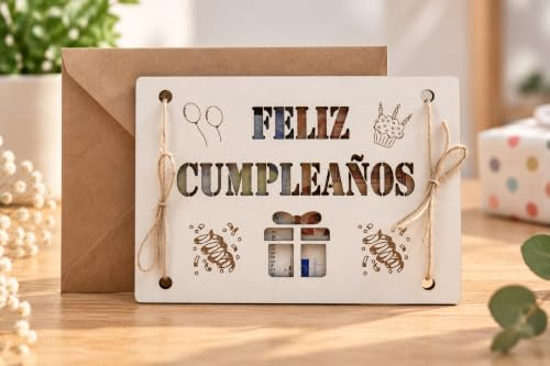 EDURAIT Schöne Karte zum Geldgeschenk zum Geburtstag – Elegante und originelle Postkarte, perfekt als Überraschung auf Partys.